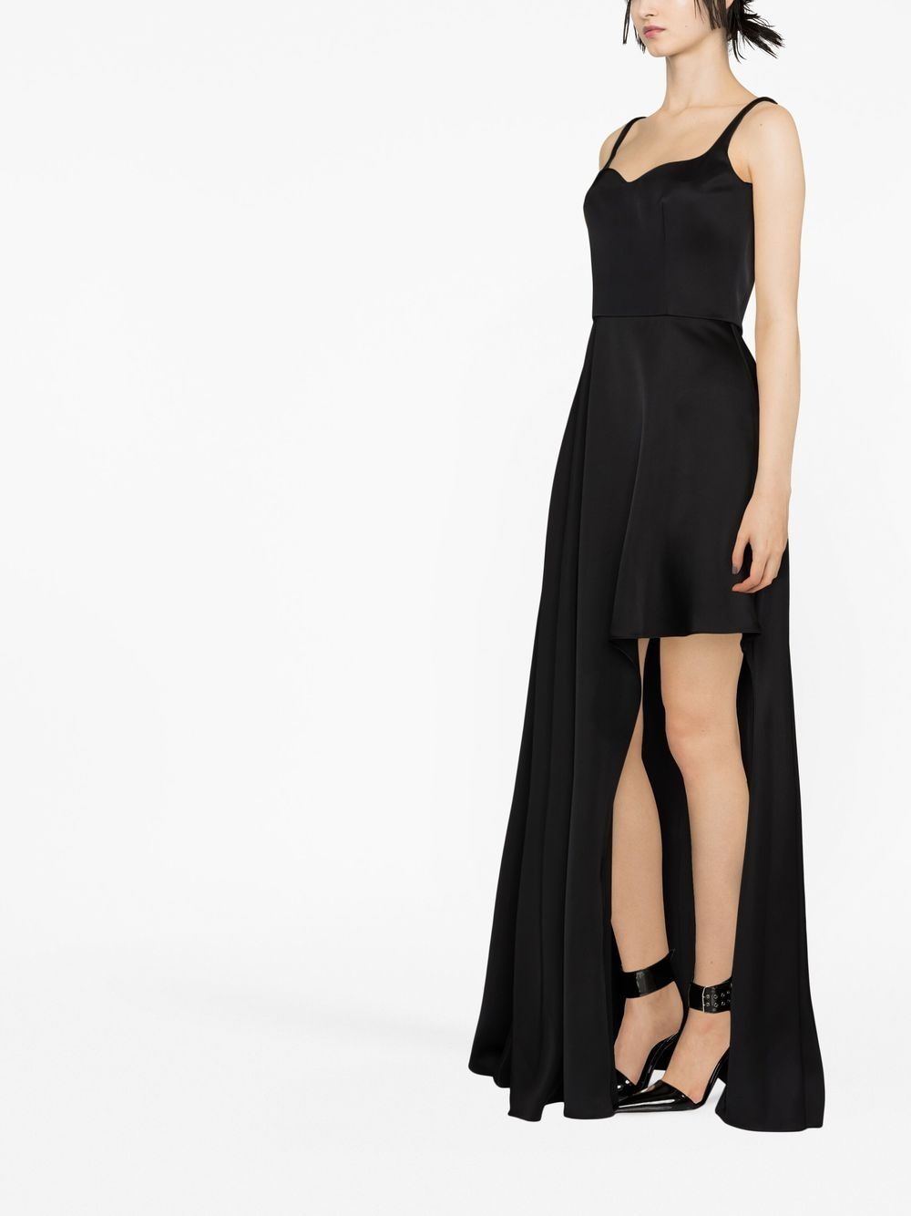 asymmetric maxi dress - 3