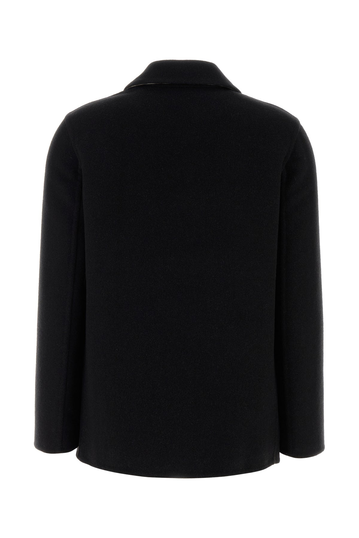 Black wool oversize shirt - 2
