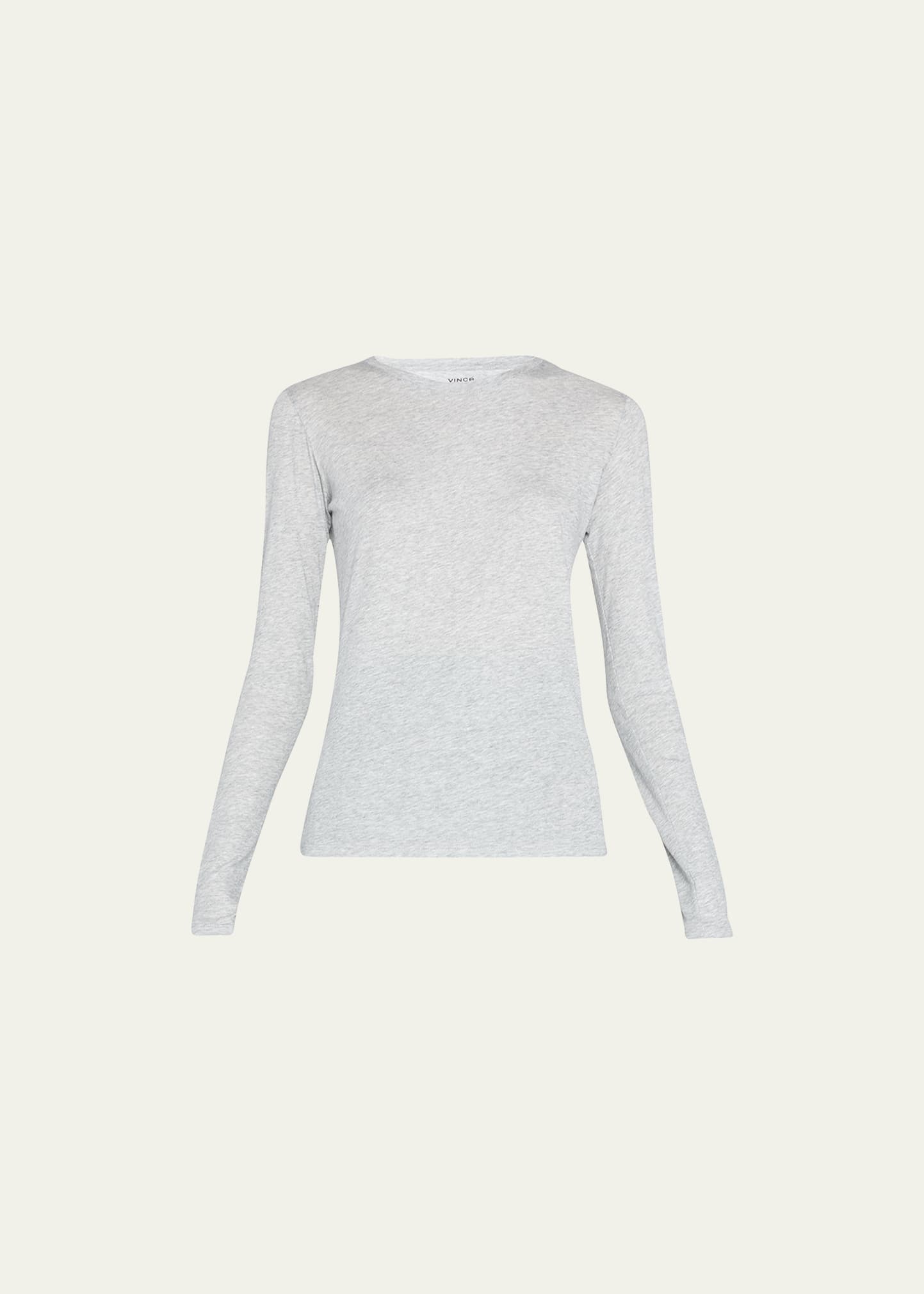 Essential Long-Sleeve Crewneck Tee - 2