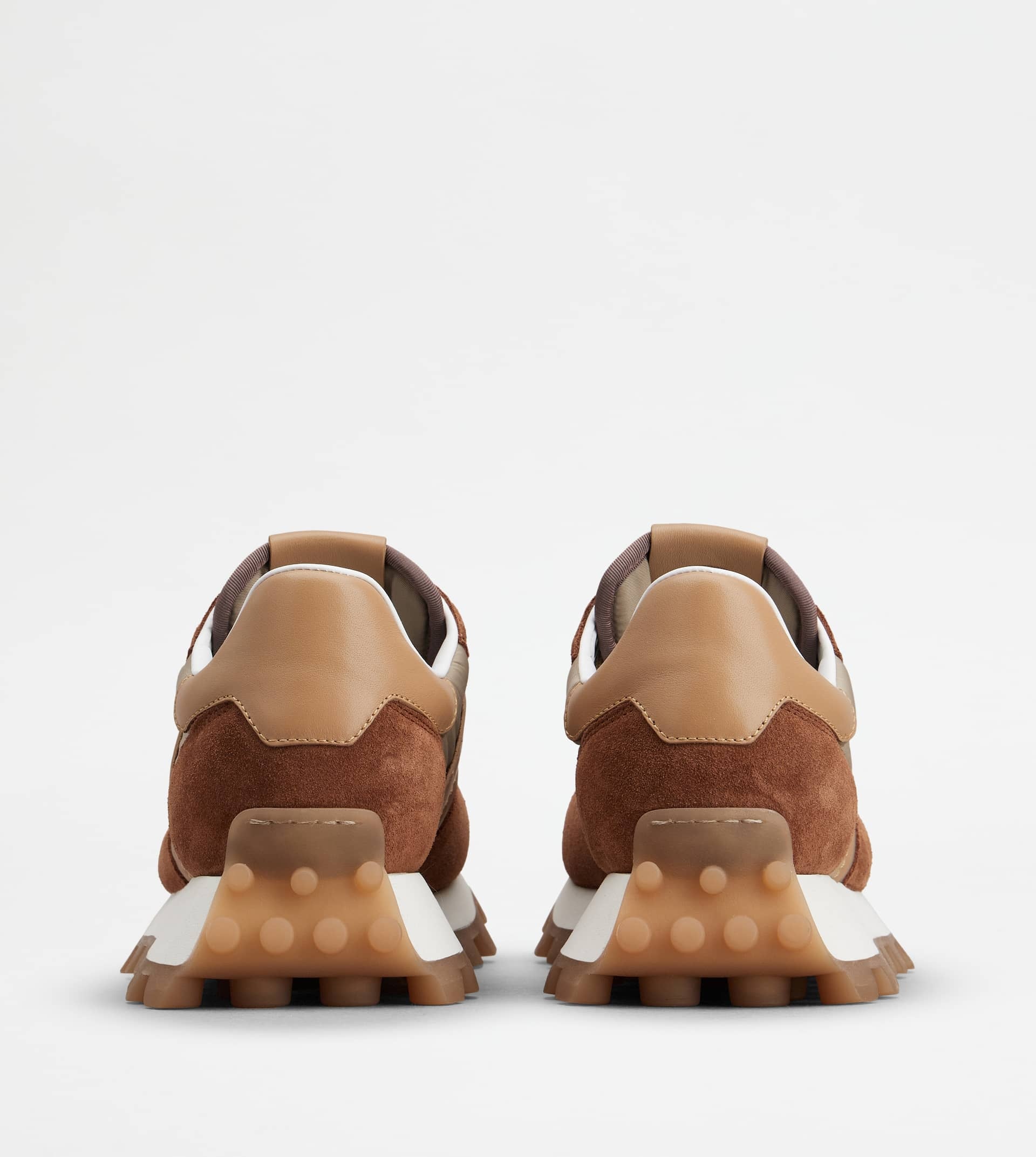 SNEAKERS TOD'S 1T IN SUEDE AND FABRIC - BROWN, BEIGE - 2