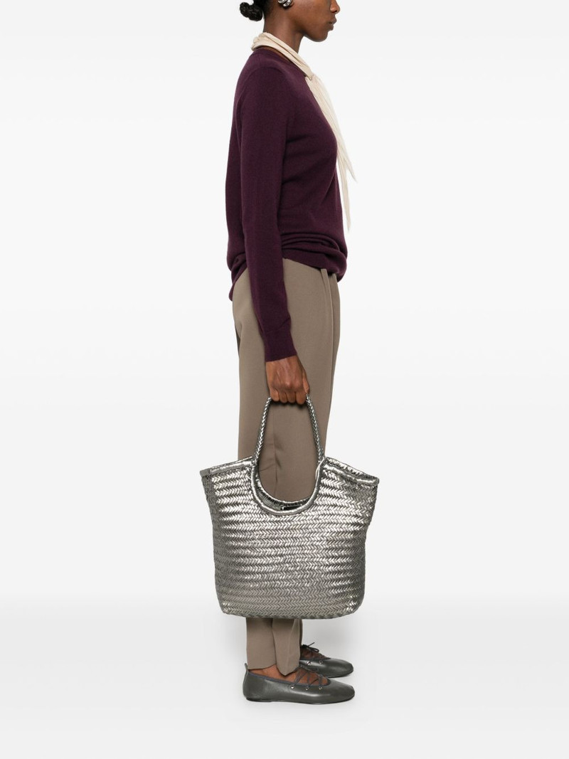 DRAGON DIFFUSION Diagonal woven tote bag outlook