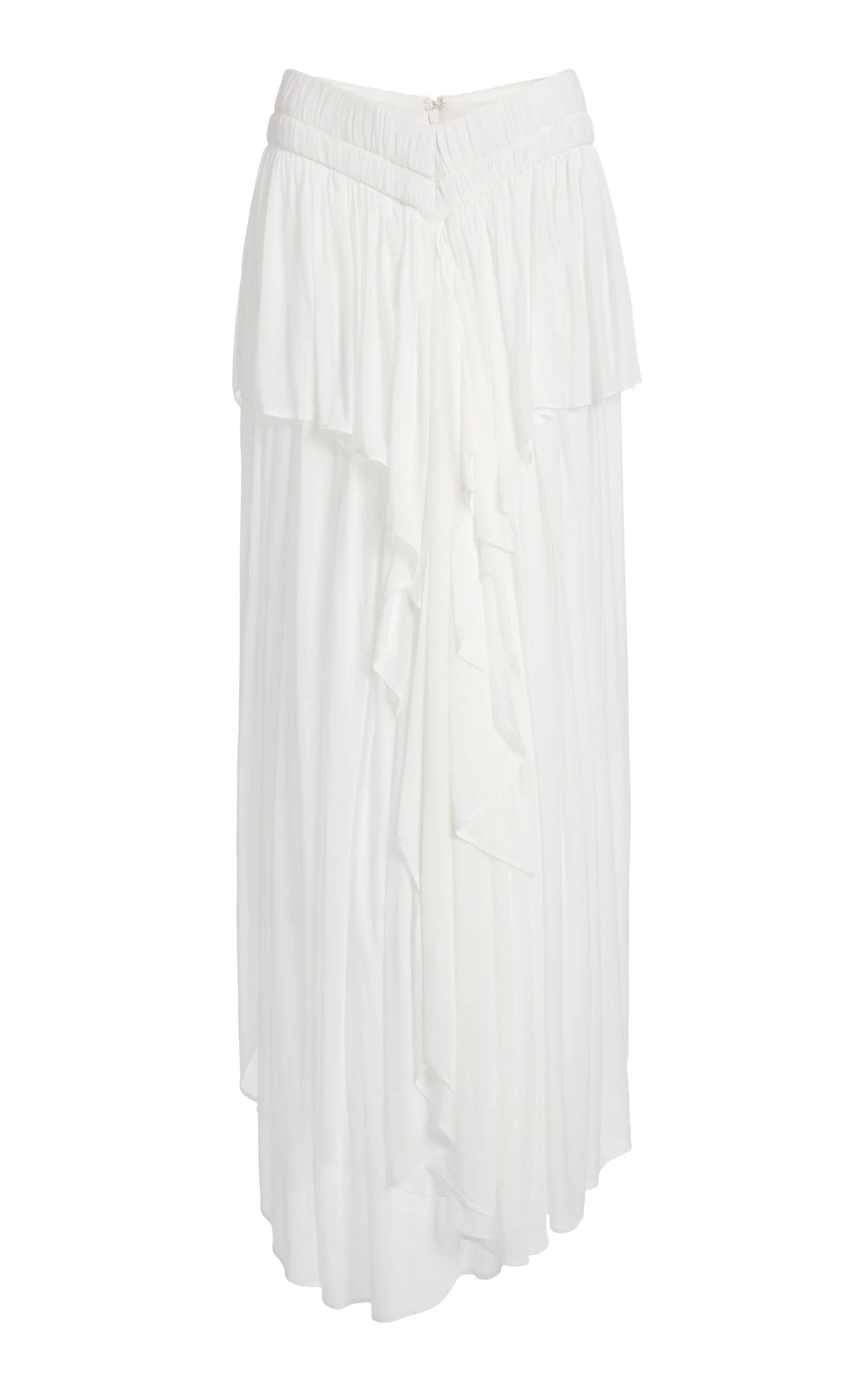 Oniro Fluted Maxi Skirt ivory - 1