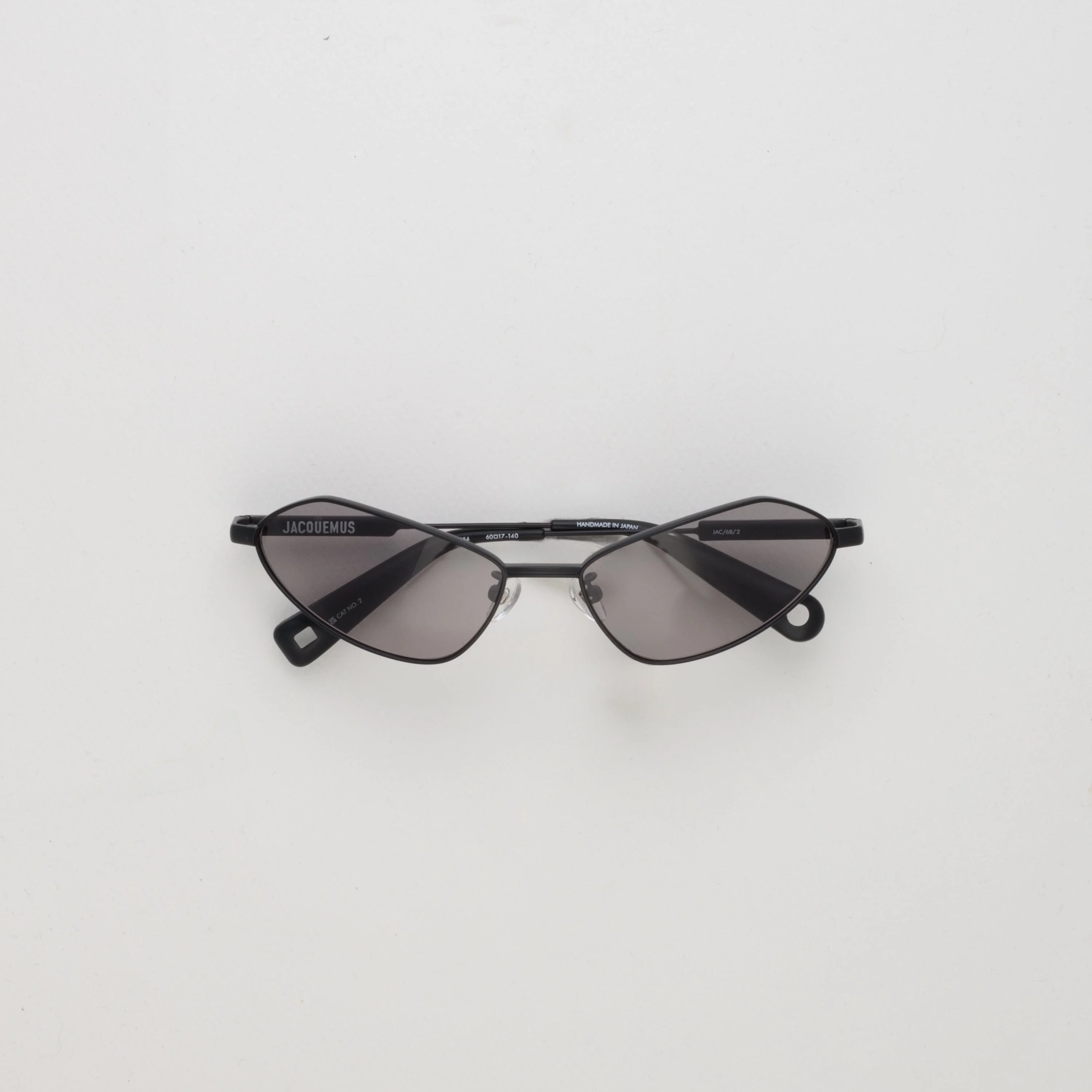 Bambino Angular Sunglasses in Metal Matt Black - 1