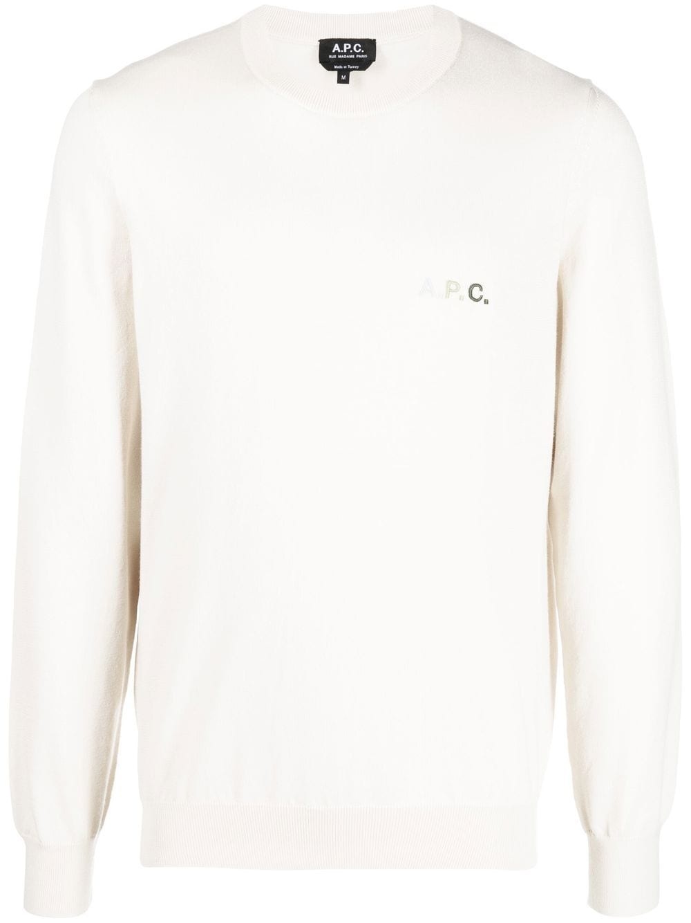 logo-embroidered jumper - 1