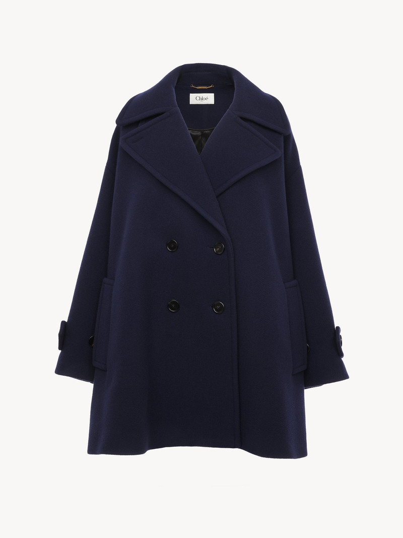 Chloé OVERSIZED DOUBLE-BREASTED COAT IN WOOL outlook
