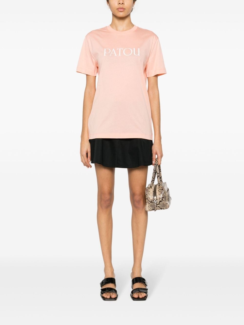 logo-print organic-cotton T-shirt - 2
