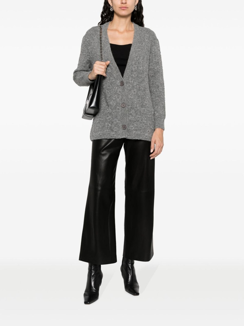 DOROTHEE SCHUMACHER Flower Sparkle jacquard-pattern lurex cardigan outlook