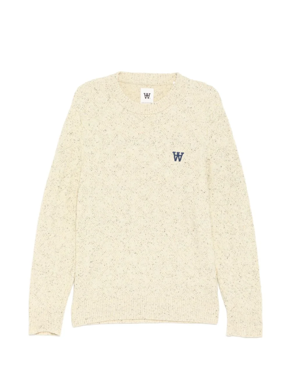 logo-embroidered jumper - 1