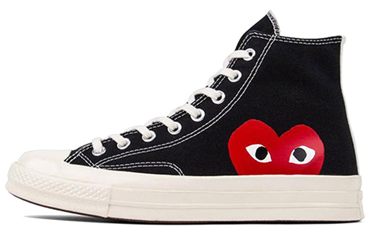Converse x COMME des GARCONS PLAY Chuck 70 Hi 'Black Red' 150204C - 2