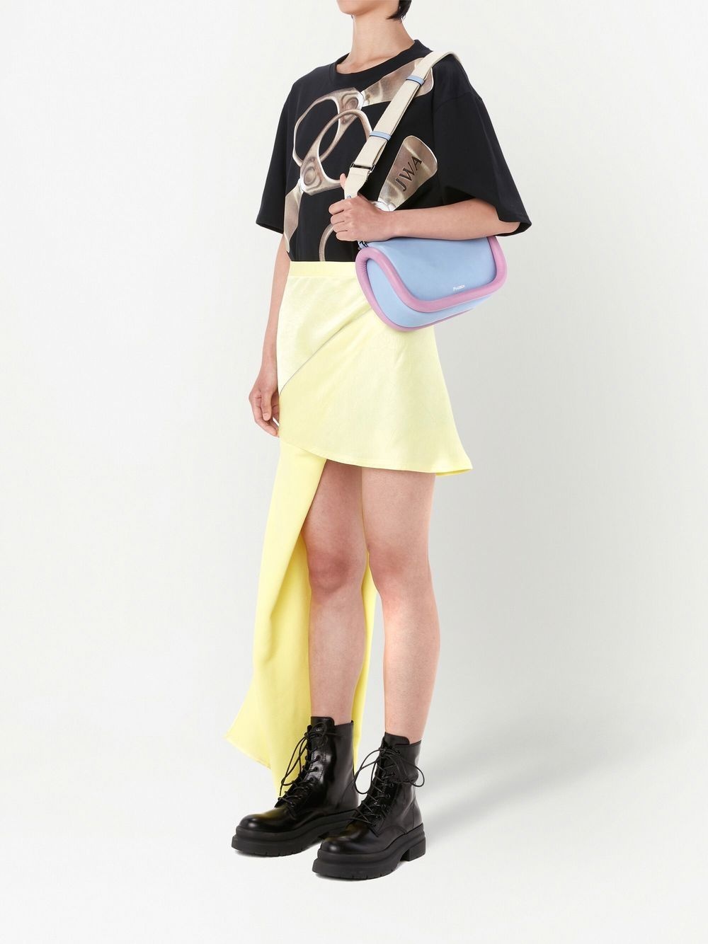 zip-detail mini skirt - 2