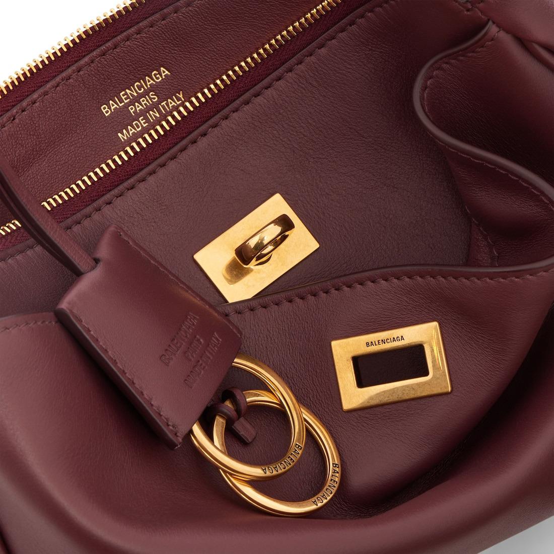 Women's Rodeo Sling Pochette in Dark Burgundy - 5
