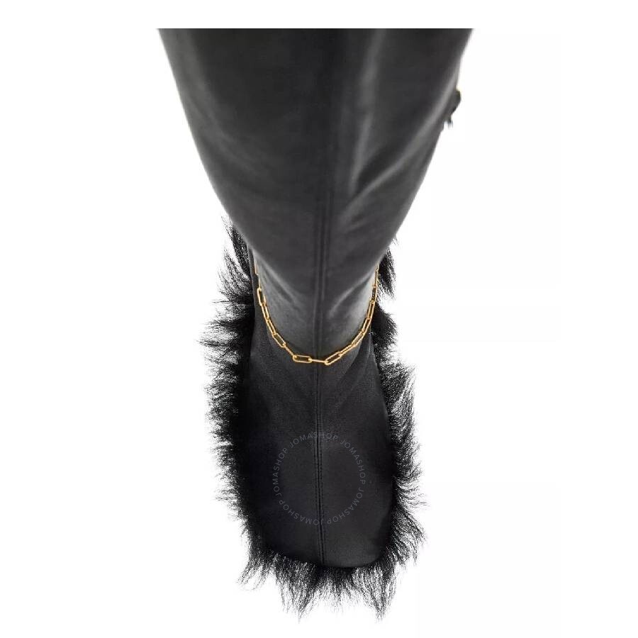 Burberry Leather Slinky Legging High Boots - 3