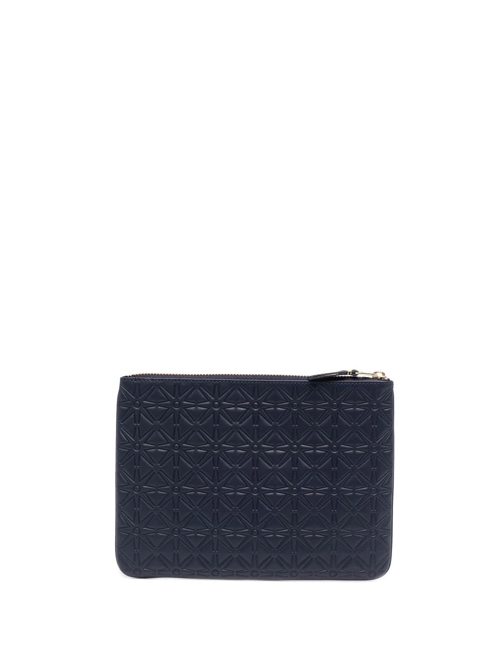 quilted leather wash bag - 2