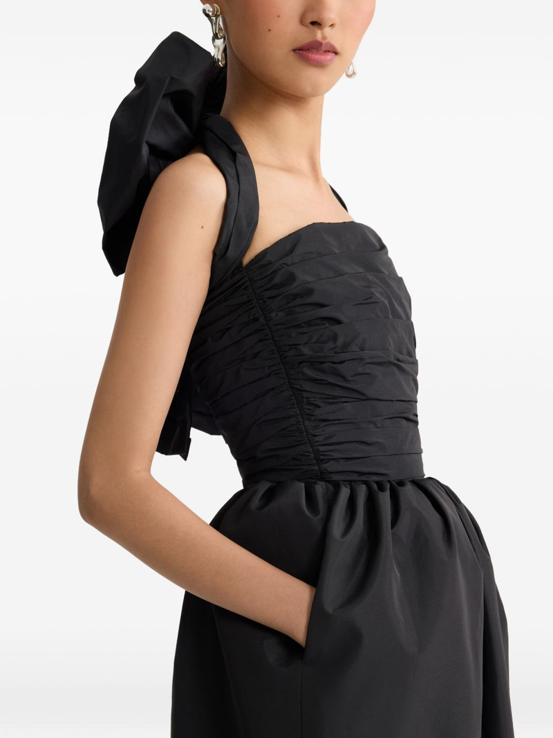 bow-detail black dress 4