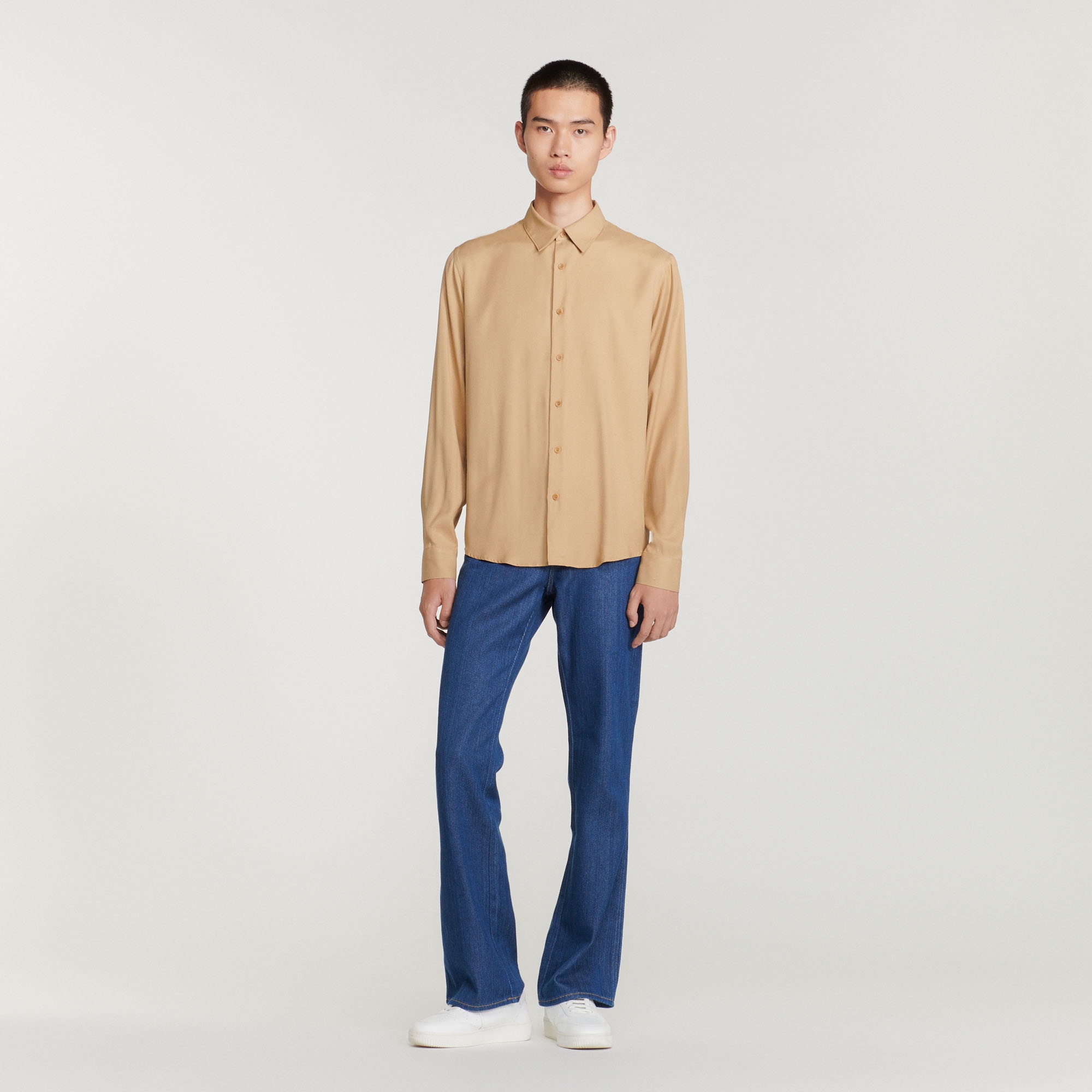Flowing long-sleeved shirt - 4