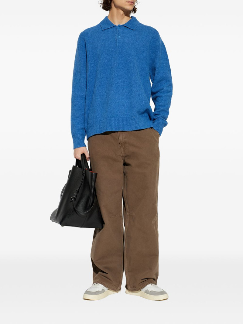 SAMSØE SAMSØE blue polo shirt outlook