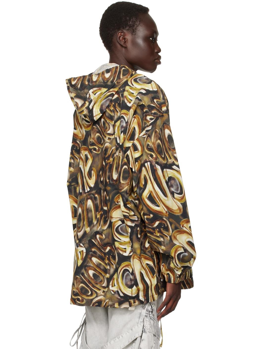 Black & Yellow Hooded Logo Jacket - 3