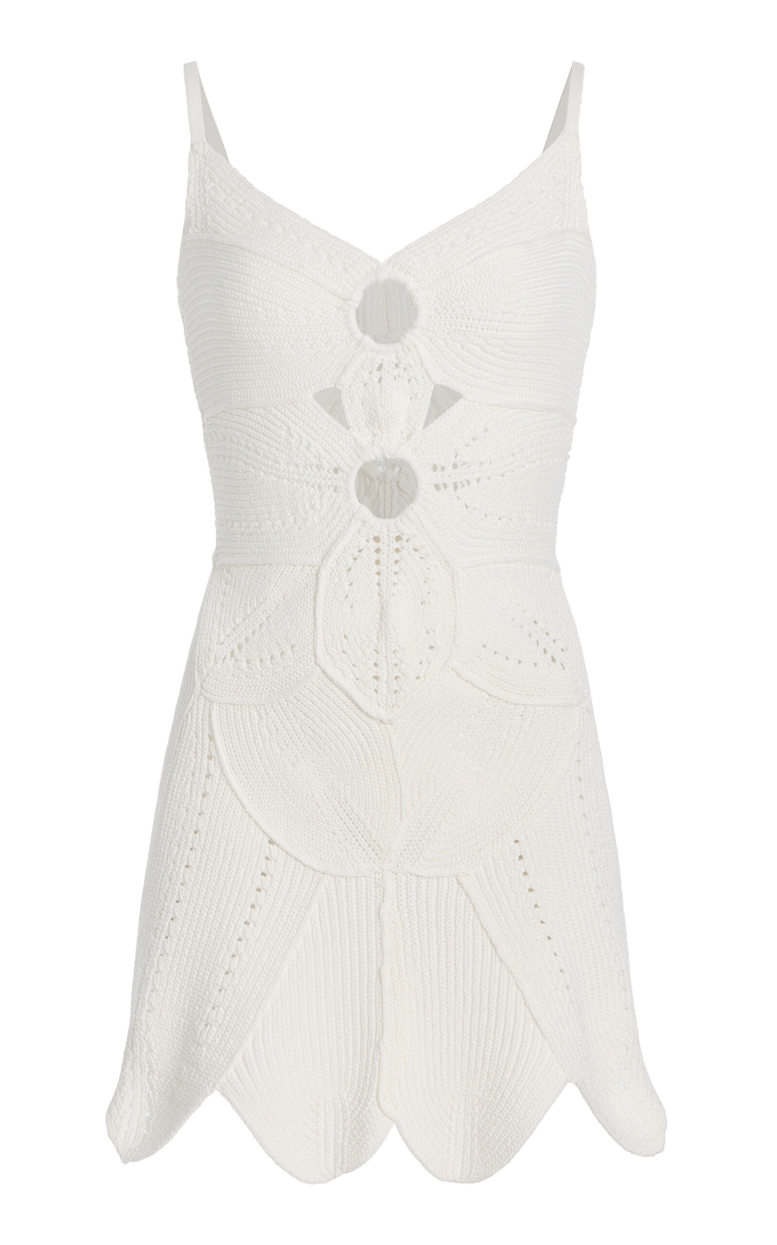 Marlow Knit Cotton Dress white - 1