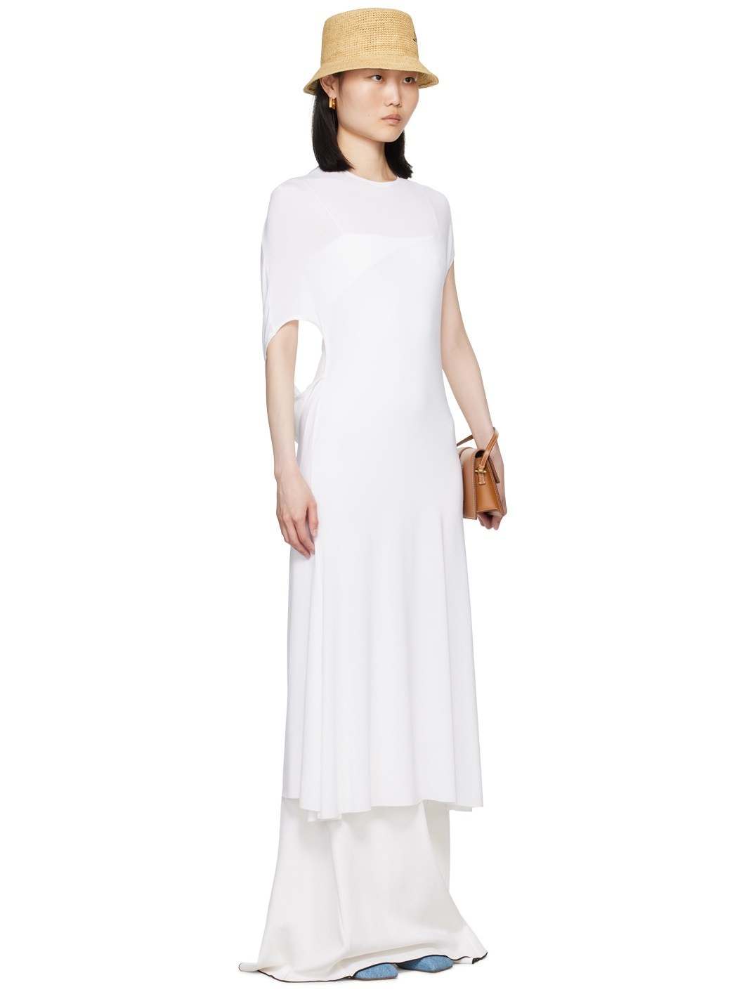 White La Casa 'La robe Salerno' Midi Dress - 2