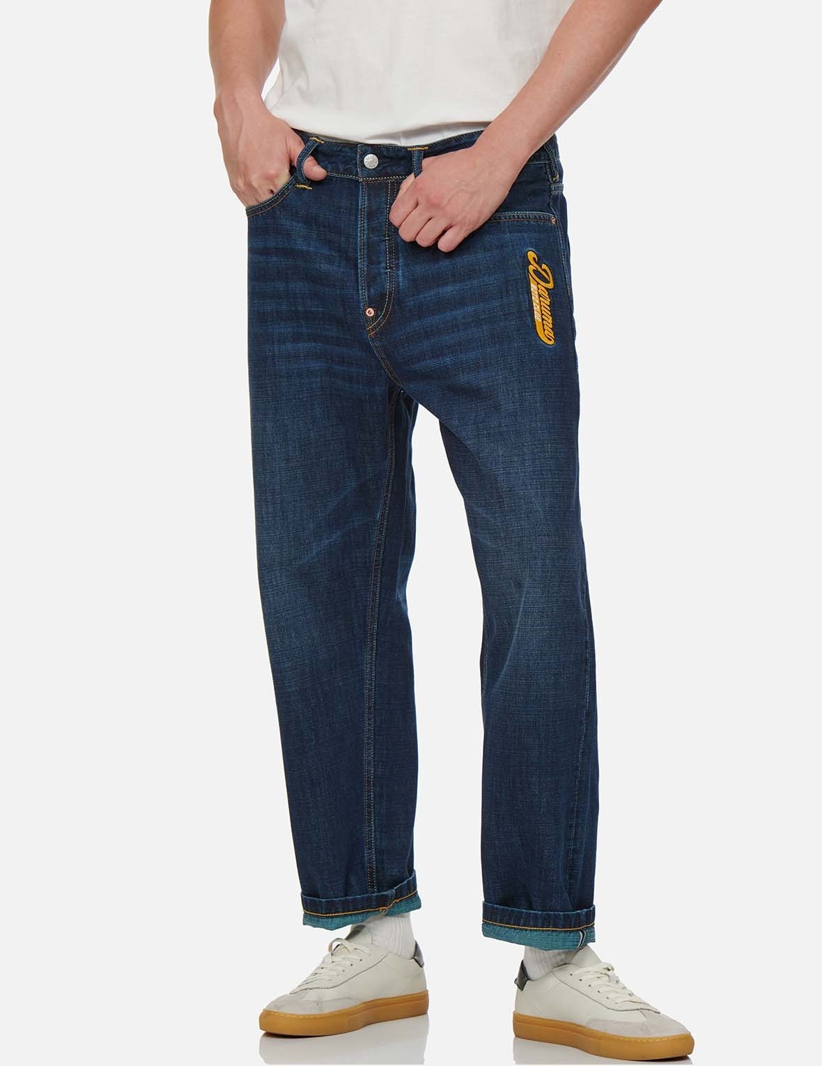 GODHEAD AND DARUMA STRAIGHT LEG JEANS - 4