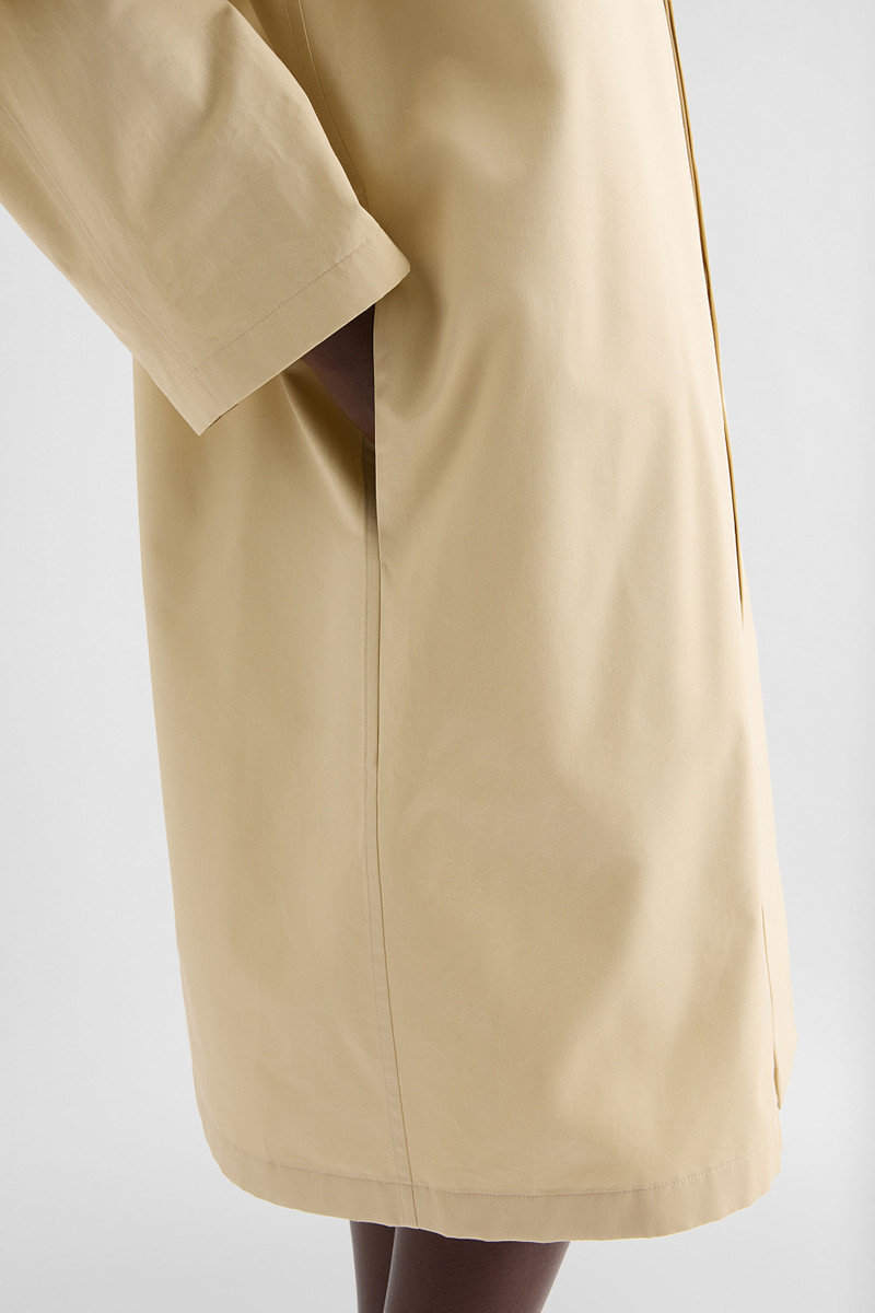 Cotton Blend Poplin Coat 4