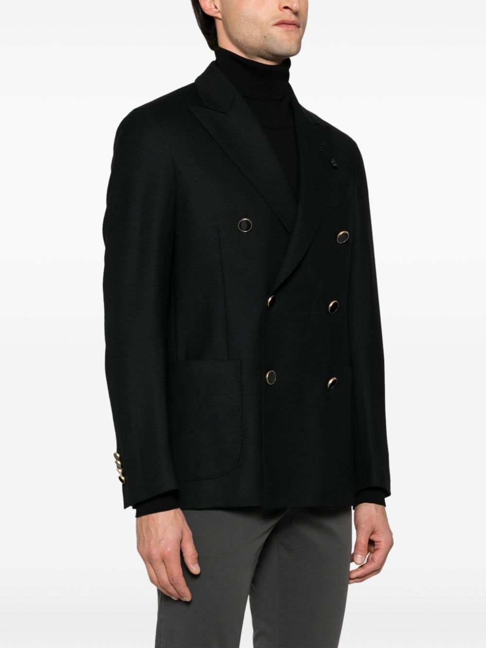 double-breasted blazer - 3
