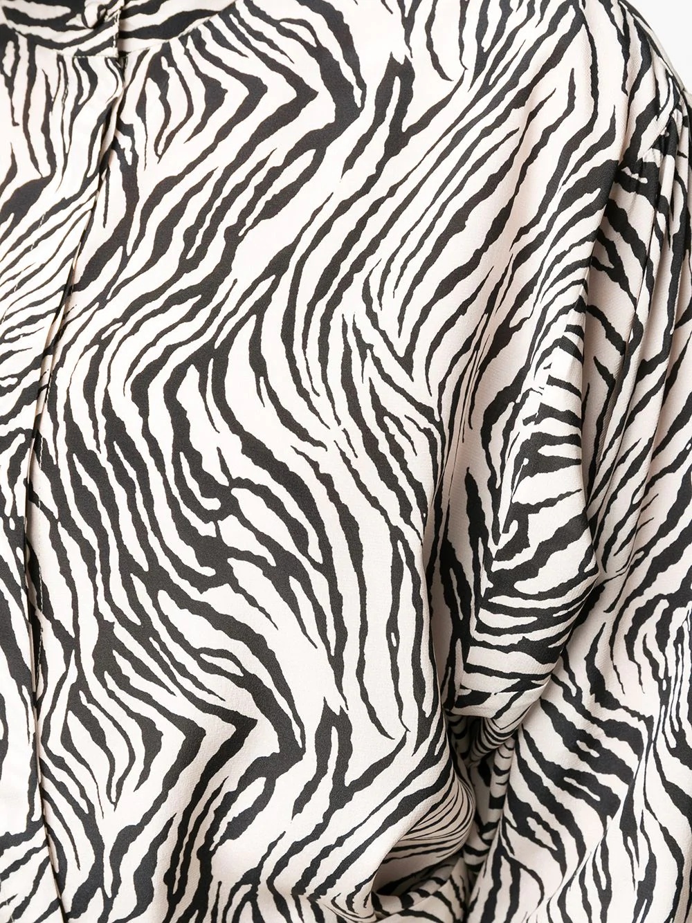 zebra-print shirt - 5