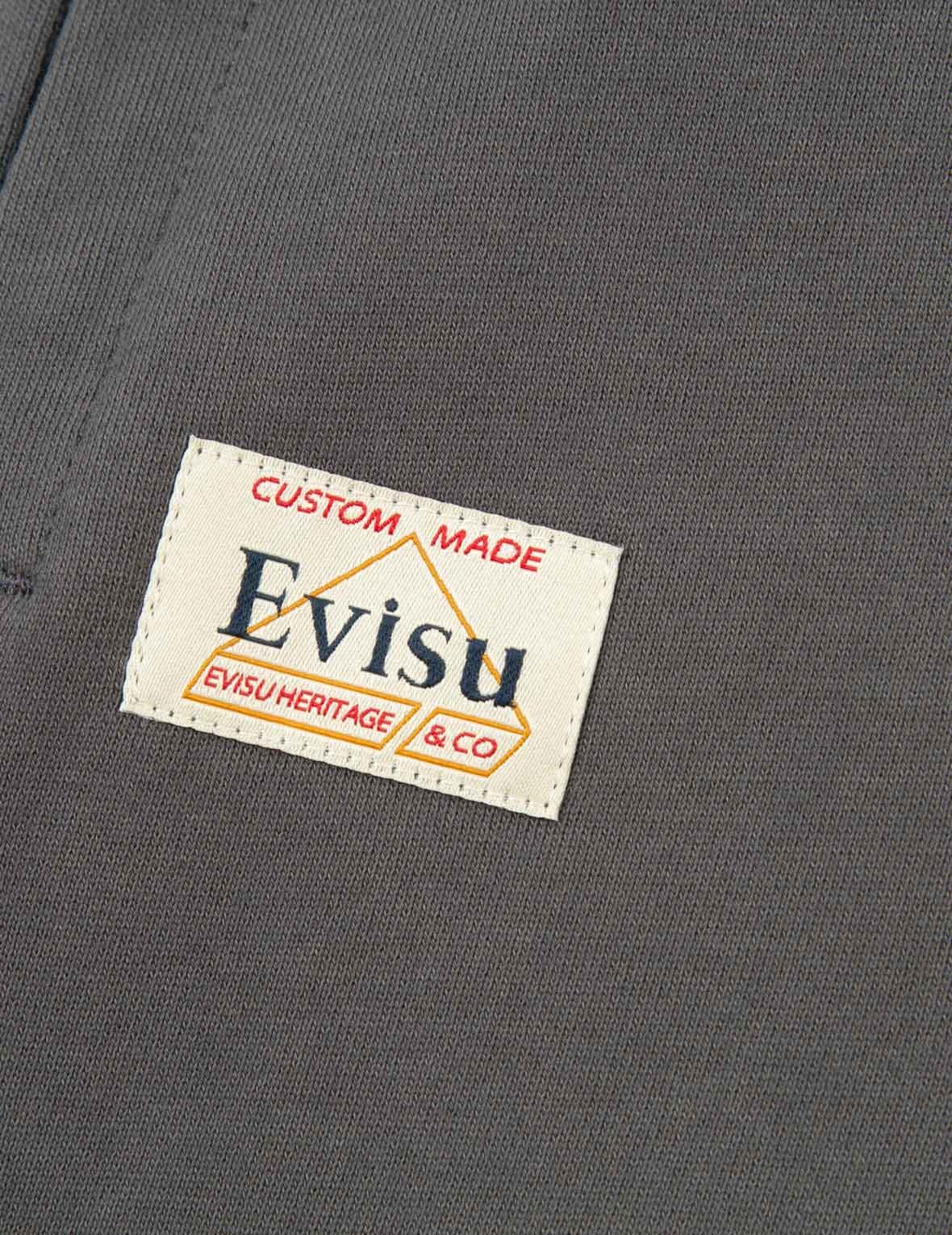 EVISU SQUAD DAICOCK PRINT WITH FORTUNE CAT EMBROIDERY SWEATPANTS - 13