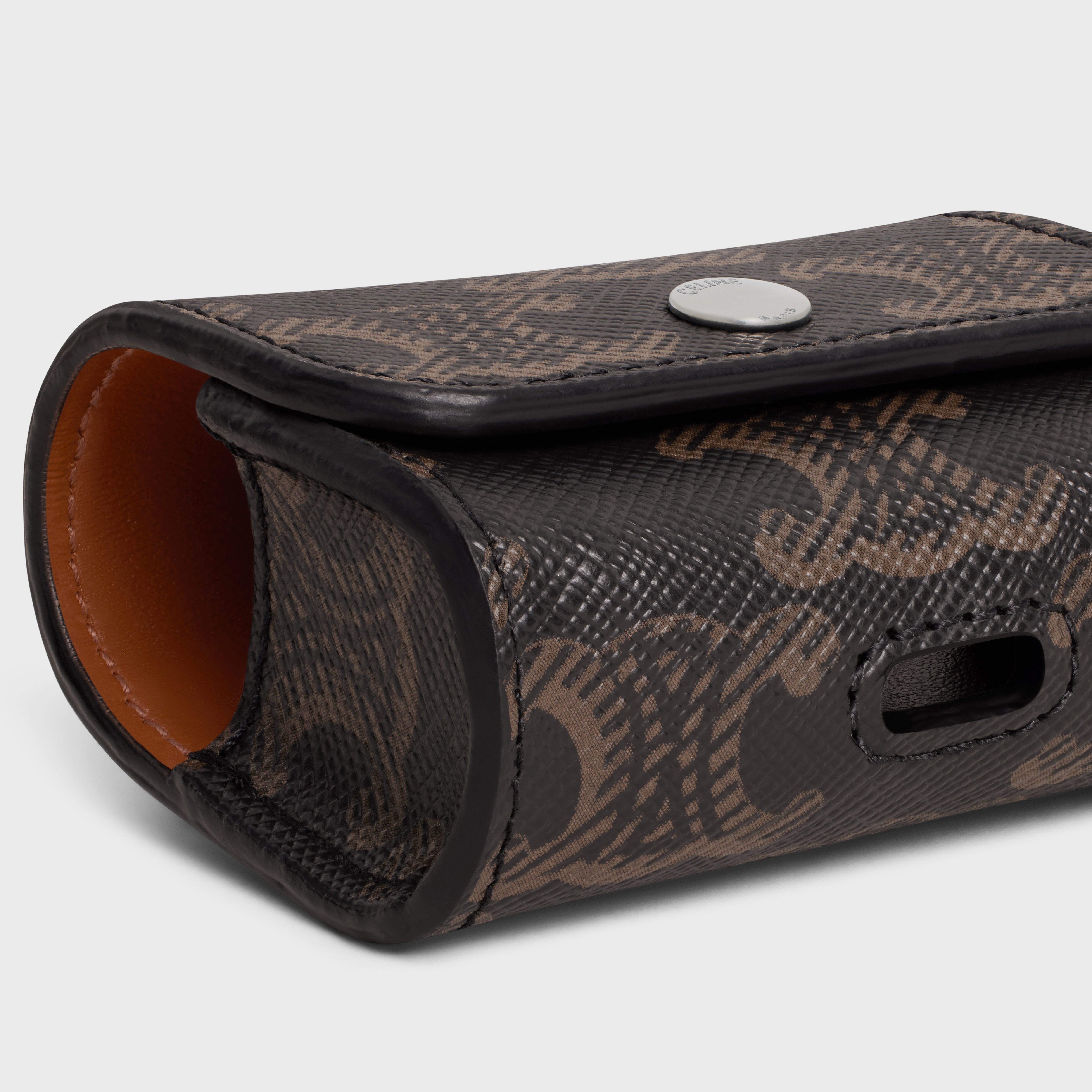 Airpods case in Triomphe canvas and Calfskin - 4