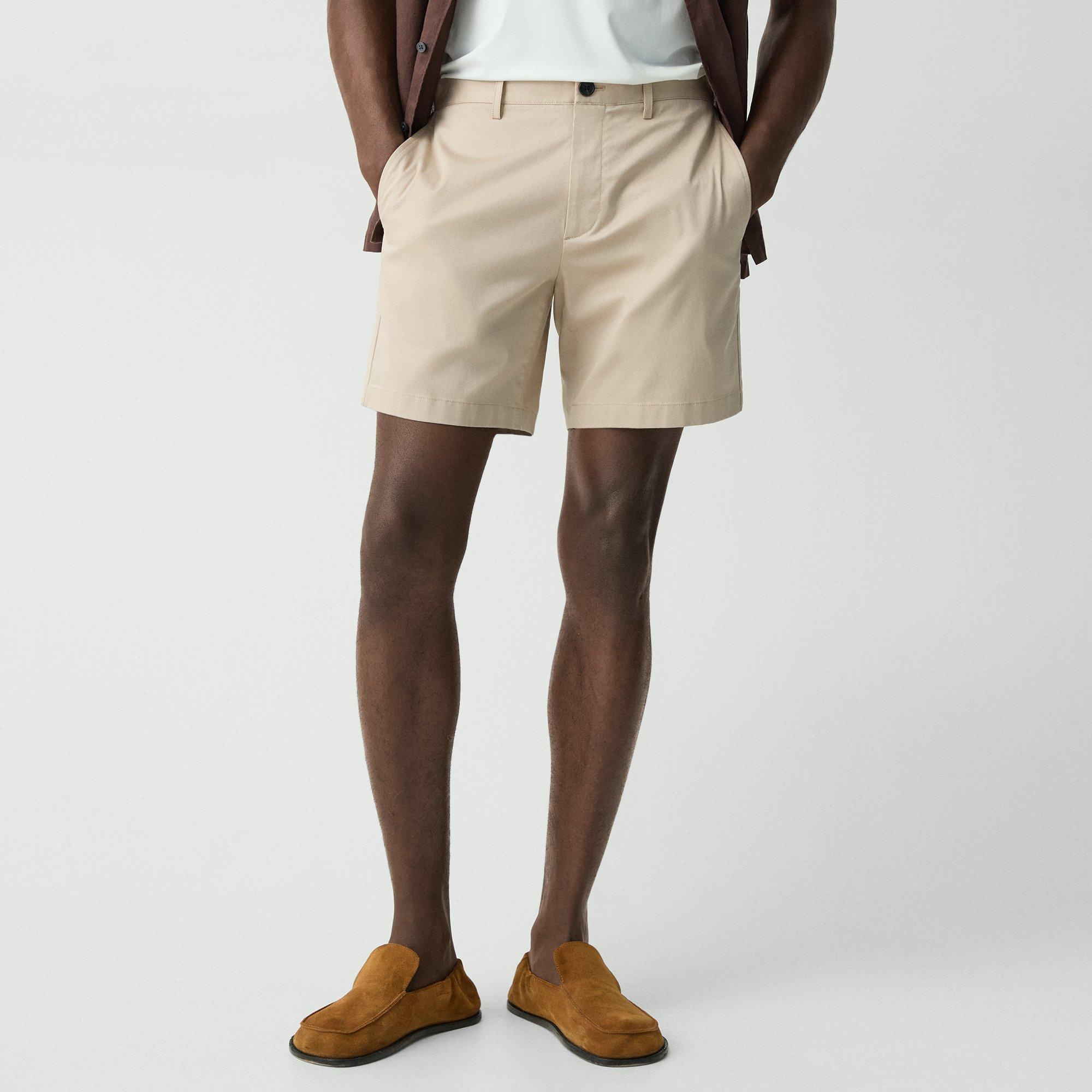 Zaine Short in Stretch Cotton - 5