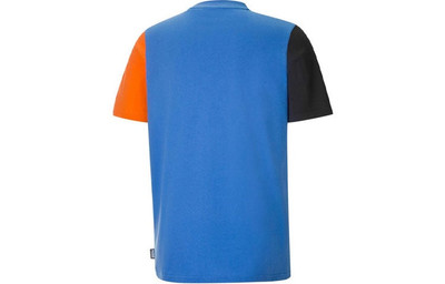 PUMA PUMA x Mr Doodle Crossover Casual Sports Round Neck Short Sleeve Blue 530652-83 outlook