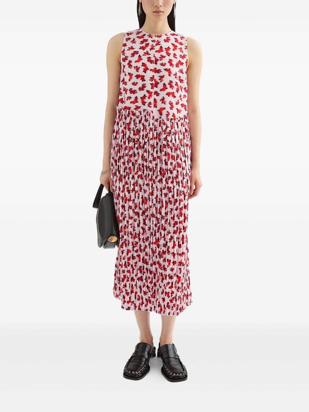floral-print midi dress - 2