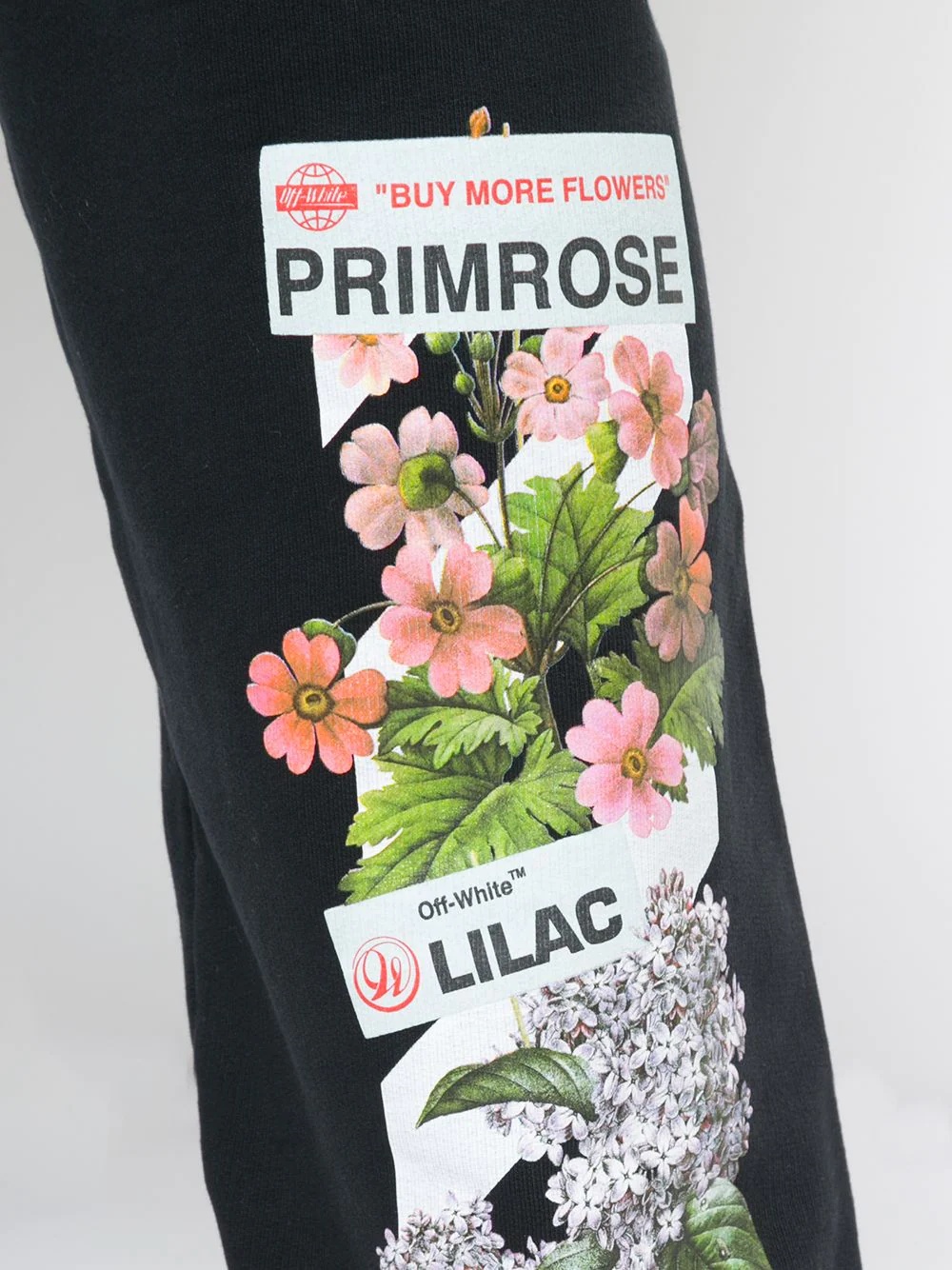 rear print track pants - 5