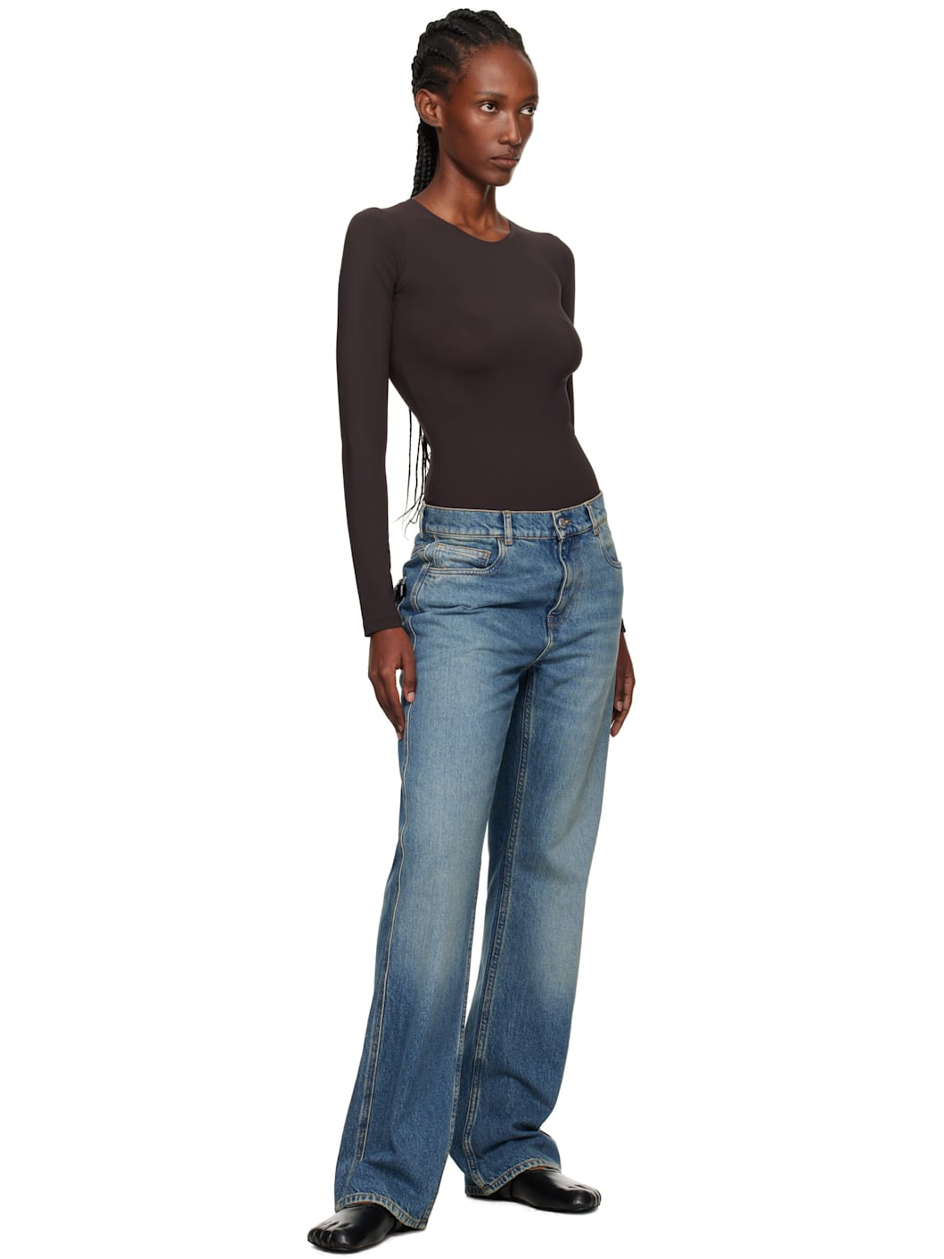 Blue Boyfriend Jeans - 4