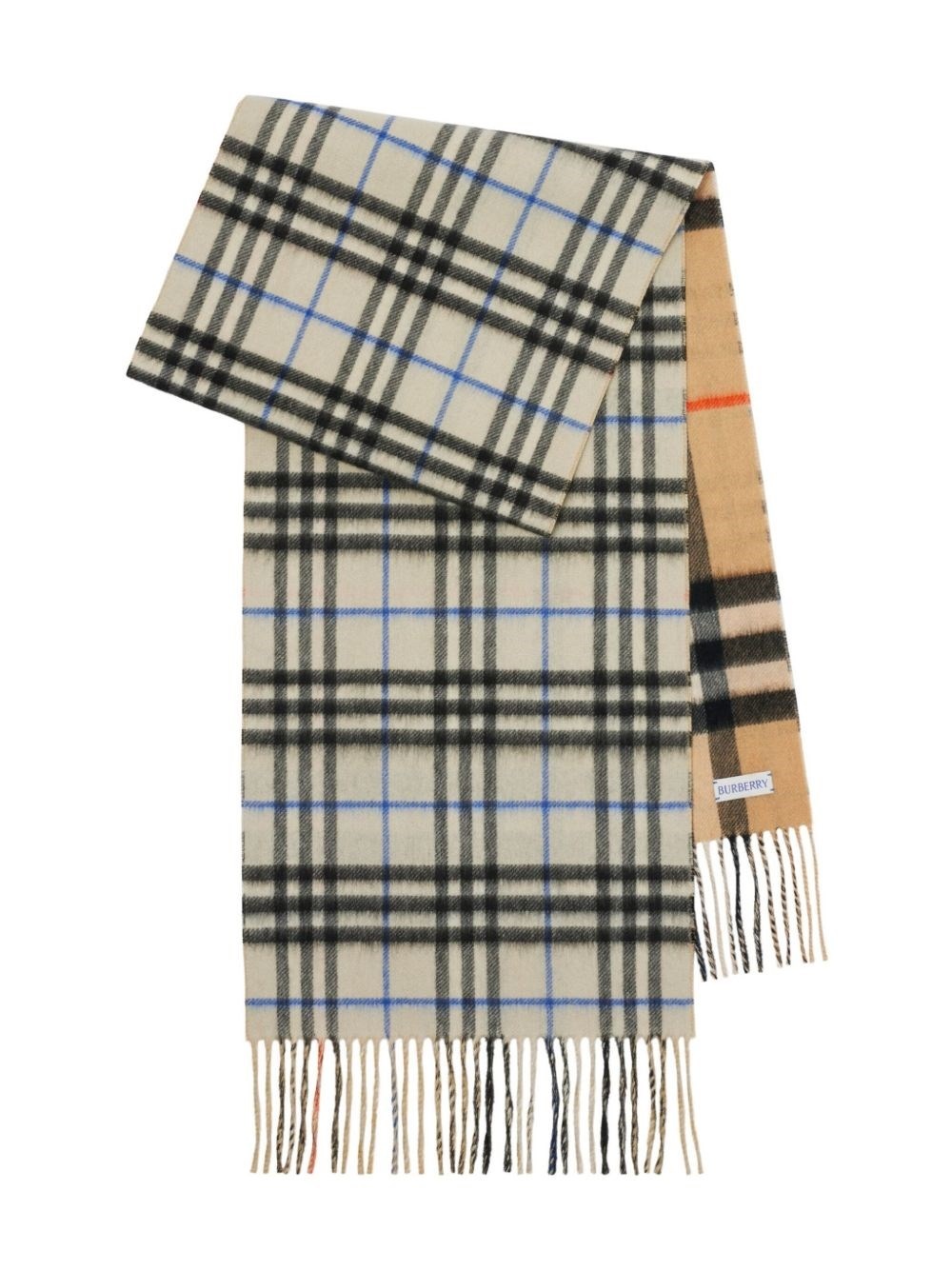 Check print scarf - 2