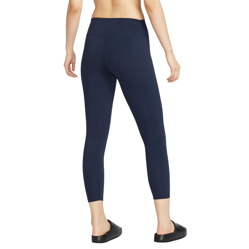Nike (WMNS) Nike One High-Waisted 7/8 Leggings Asia Sizing 'Obsidian' FN3233-451 outlook