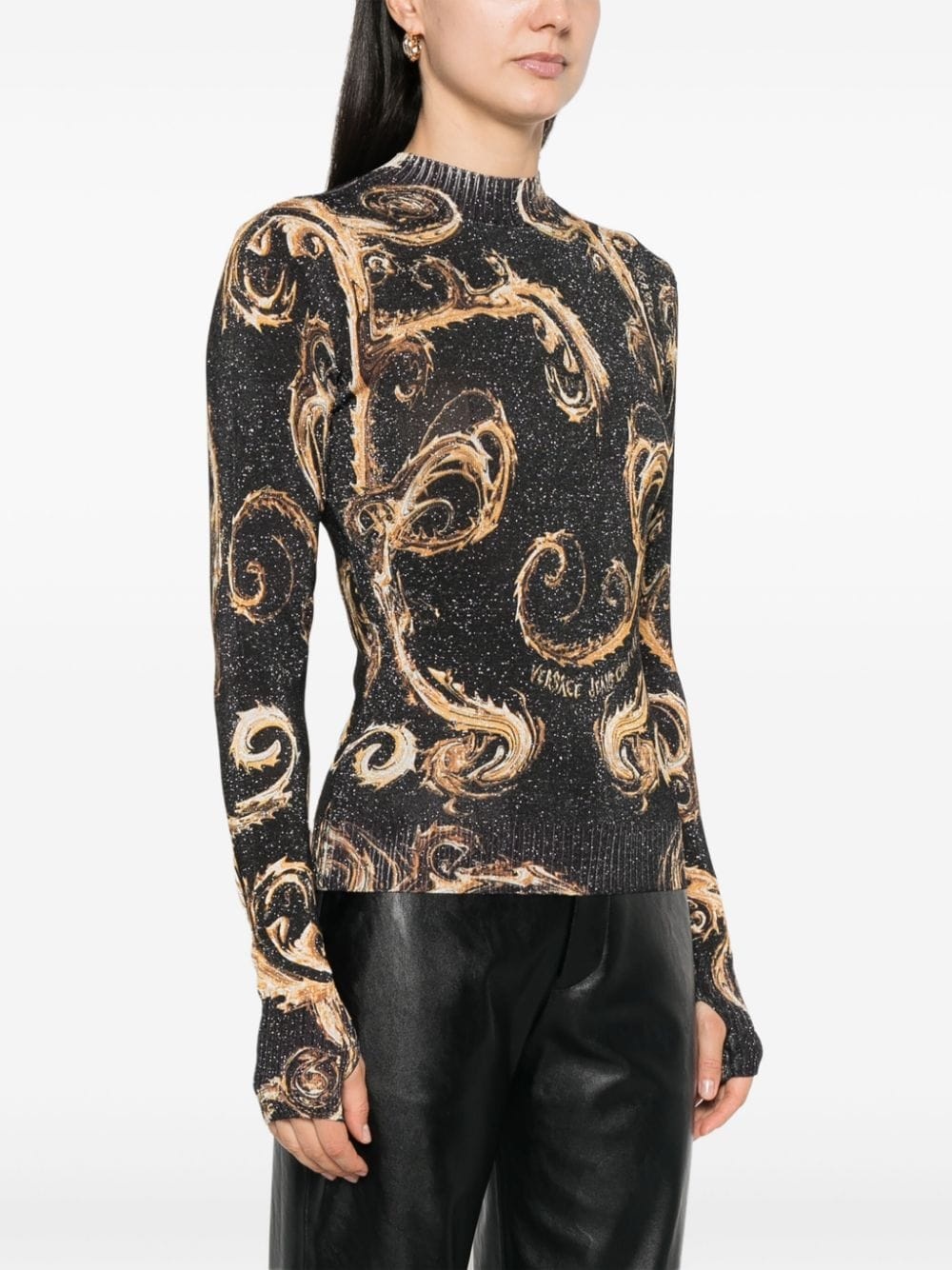 Chromo Couture-print sweater - 3