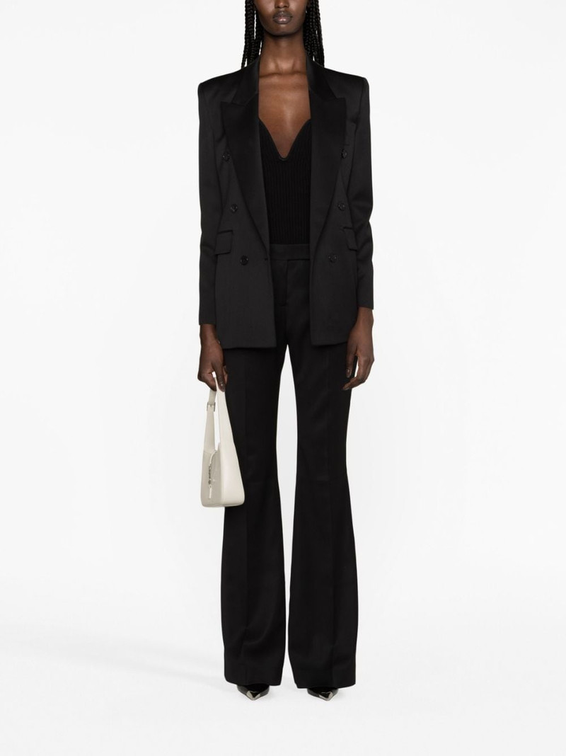 TOM FORD high-waist wool flared trousers outlook