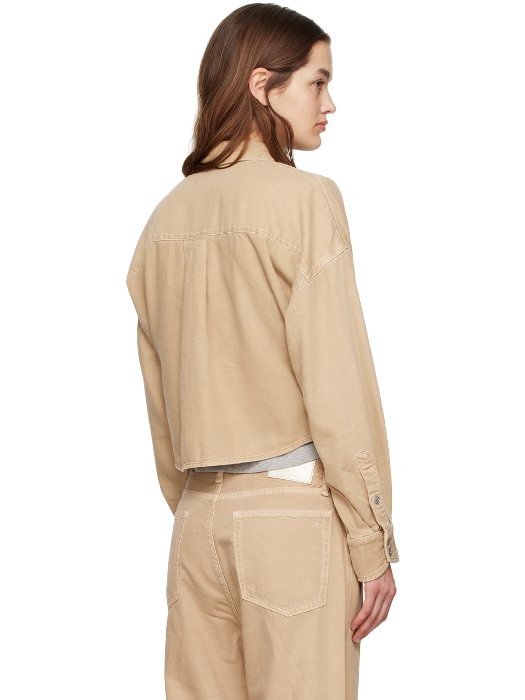 Beige Ultra Featherweight Beatrice Shirt - 3