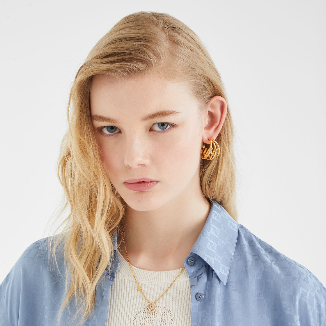 F is Fendi Earrings - 3