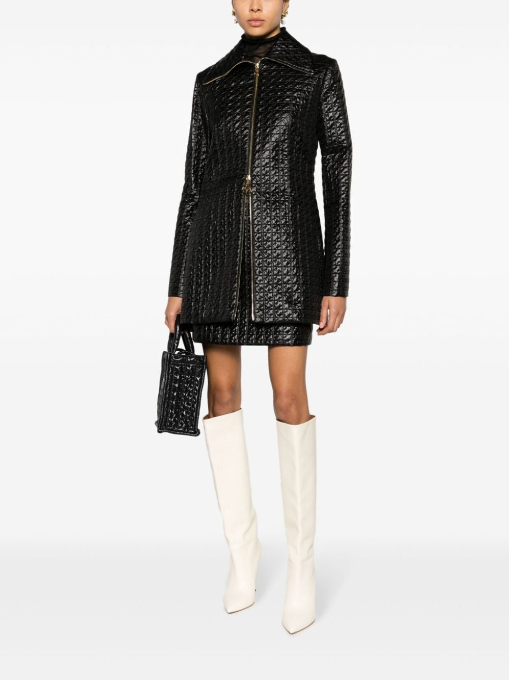 JP-quilted zip-front jacket - 2