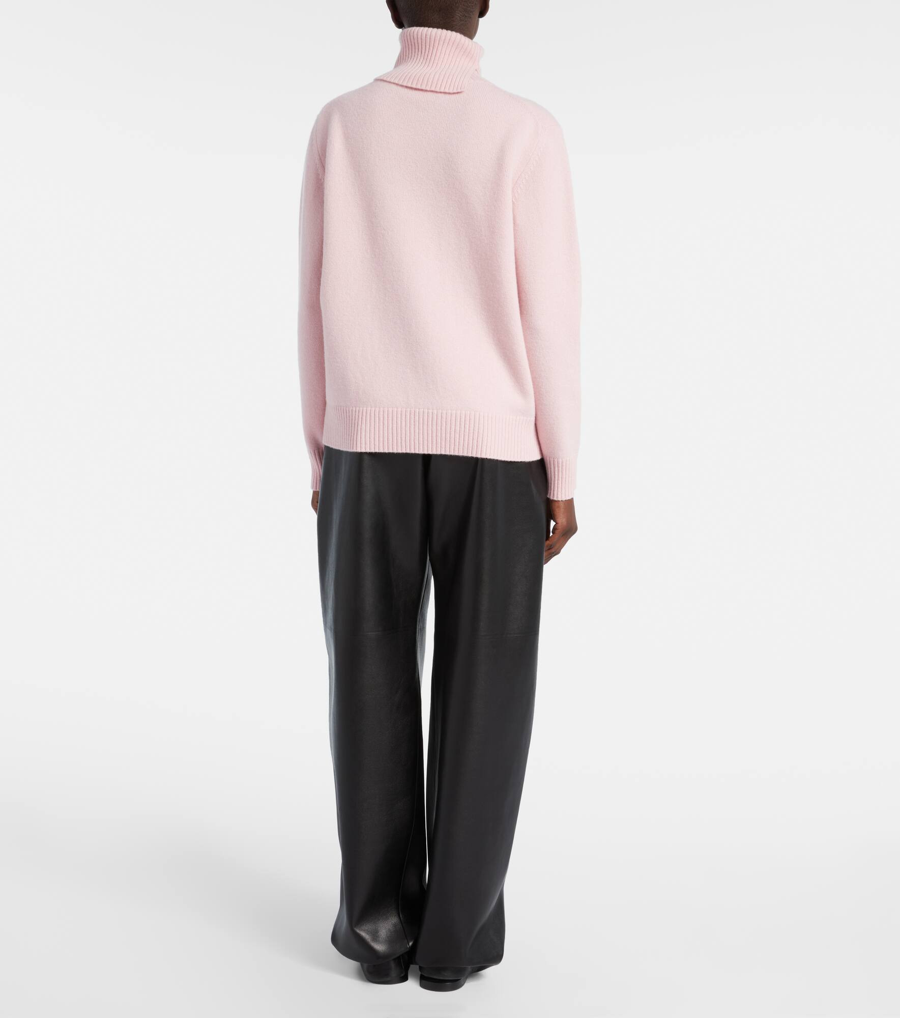 Wool and cashmere turtleneck sweater - 3
