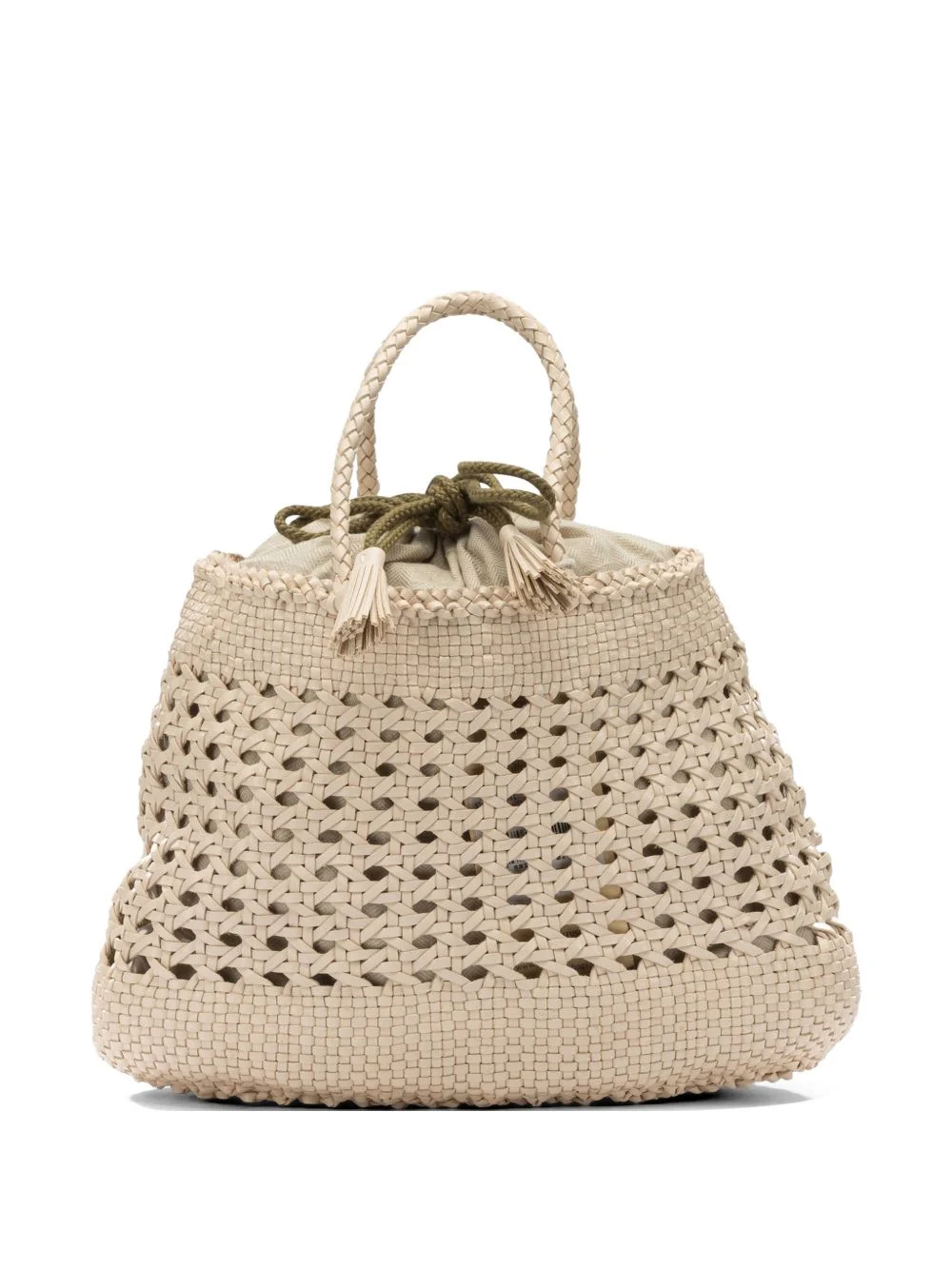 Santa Cano woven-leather tote bag - 1