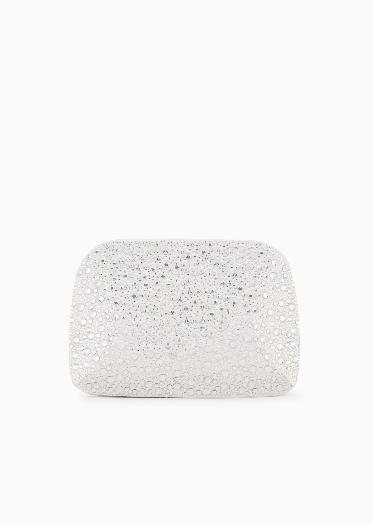 La Prima satin and rhinestone clutch bag - 3