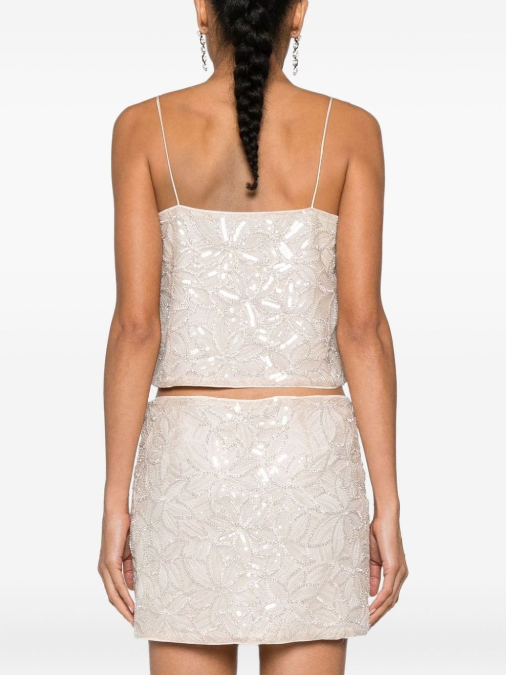 sequin-embellished blouse - 3