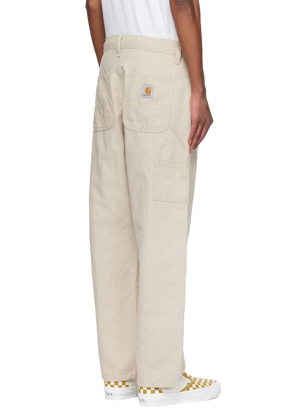 Off-White Walter Linen Double Knee Trousers - 3