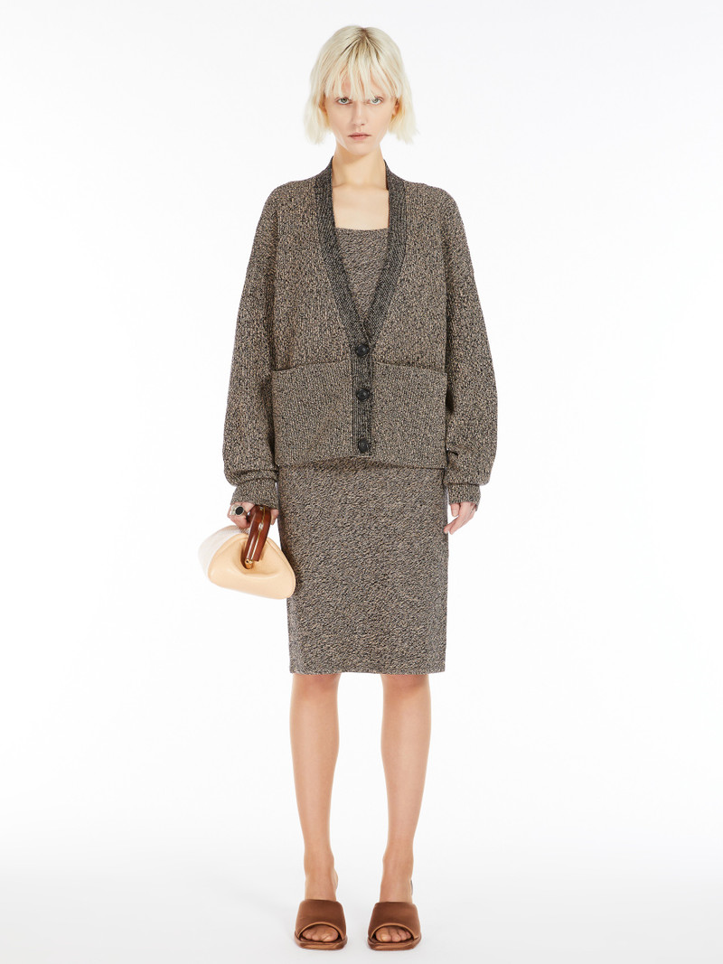 Sportmax POOL Stretch viscose maxi cardigan outlook