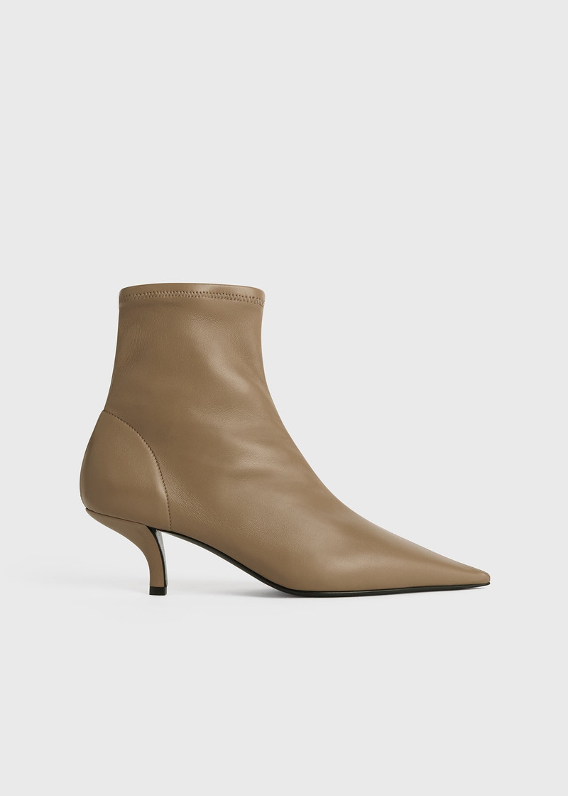 The Heeled Sock Boot truffle 1