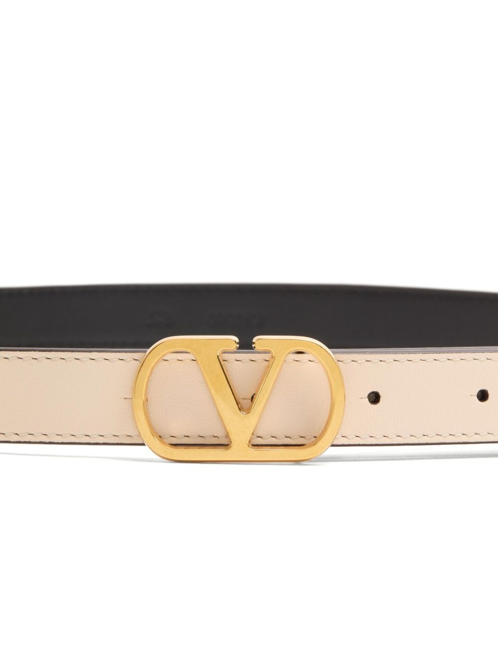 20mm VLogo Signature leather belt - 2