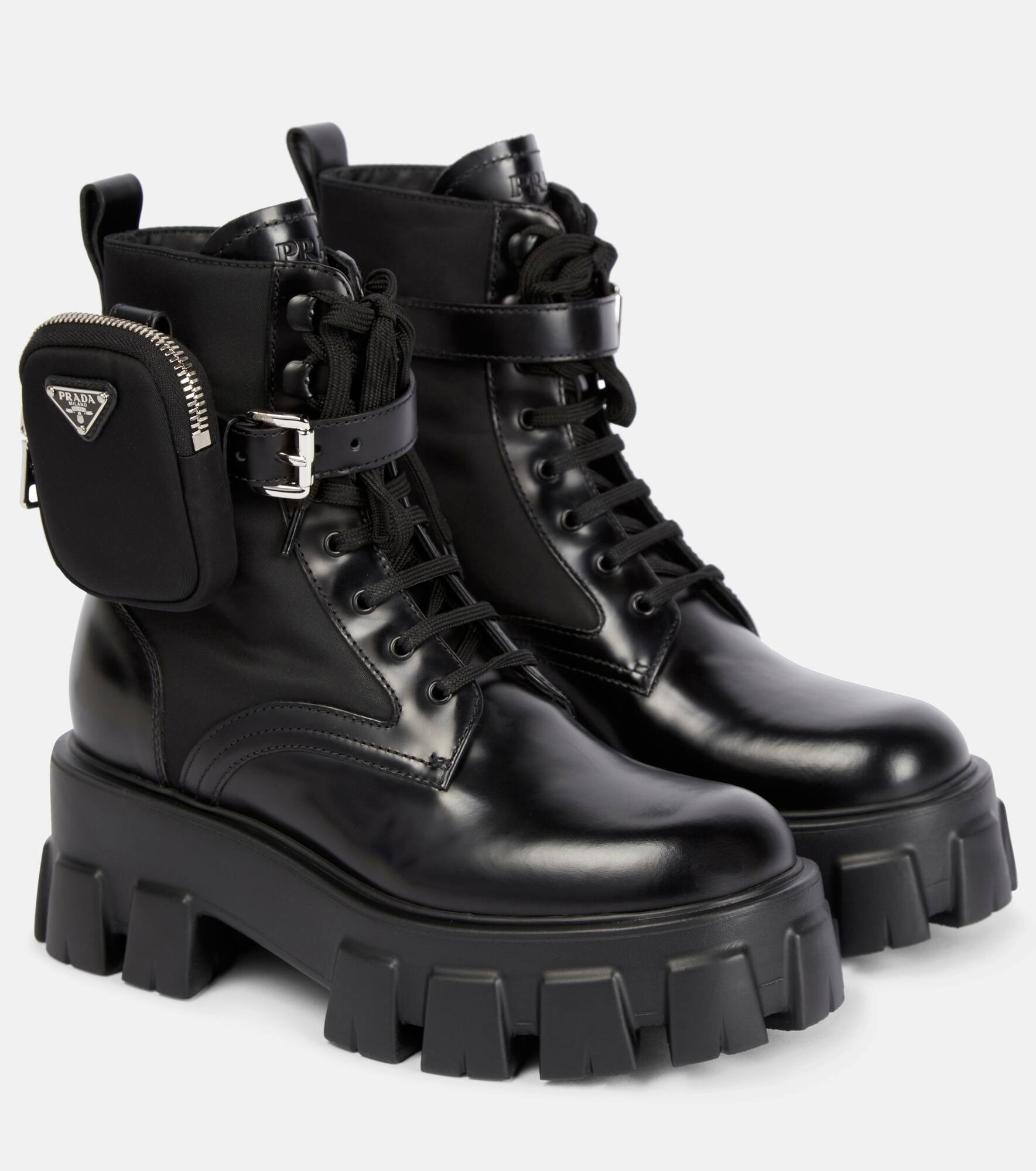 Monolith leather ankle boots - 1